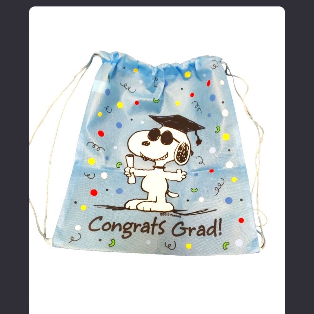 New Snoopy Blue Graduation Bag‎